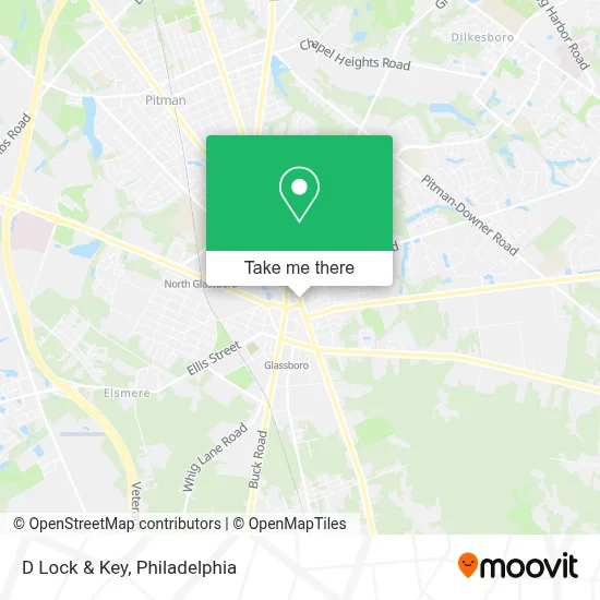 D Lock & Key map