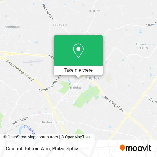 Coinhub Bitcoin Atm map