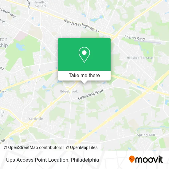 Ups Access Point Location map