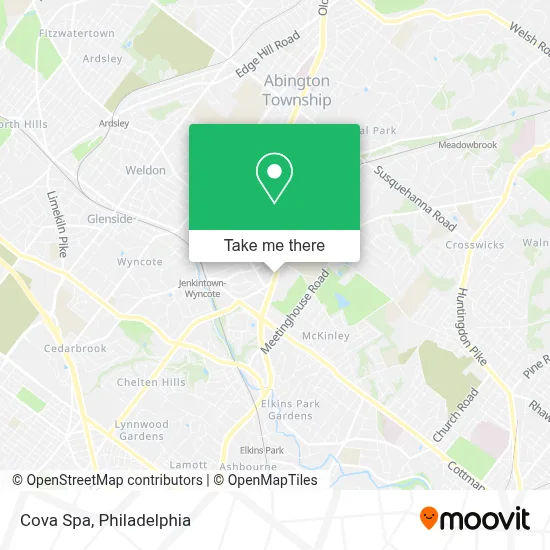 Cova Spa map