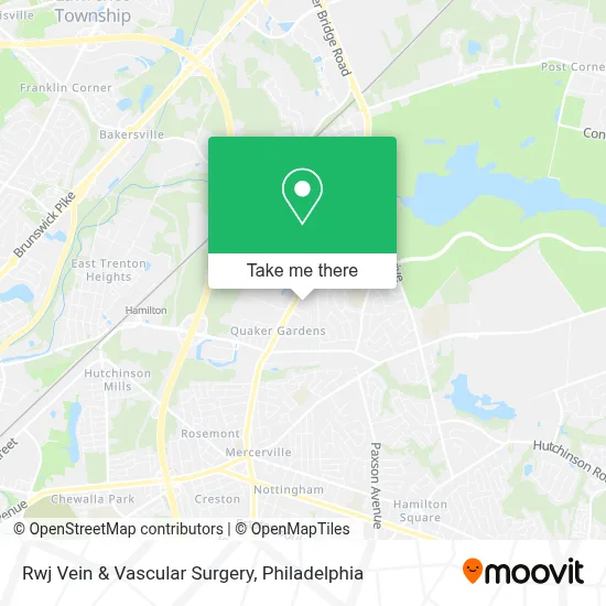 Rwj Vein & Vascular Surgery map