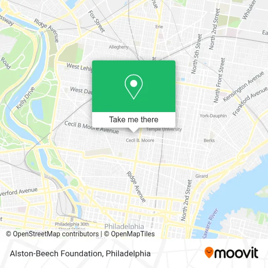 Alston-Beech Foundation map