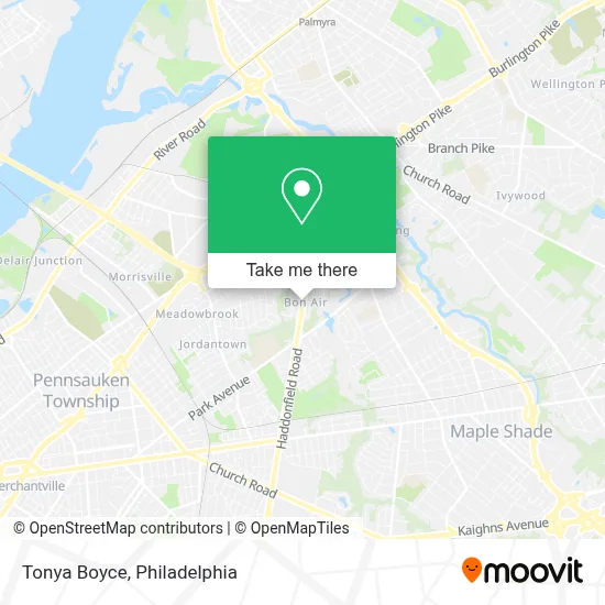 Tonya Boyce map