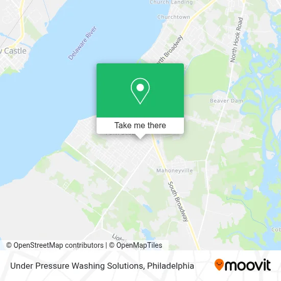 Under Pressure Washing Solutions map