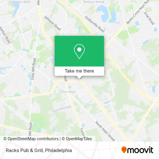 Racks Pub & Grill map