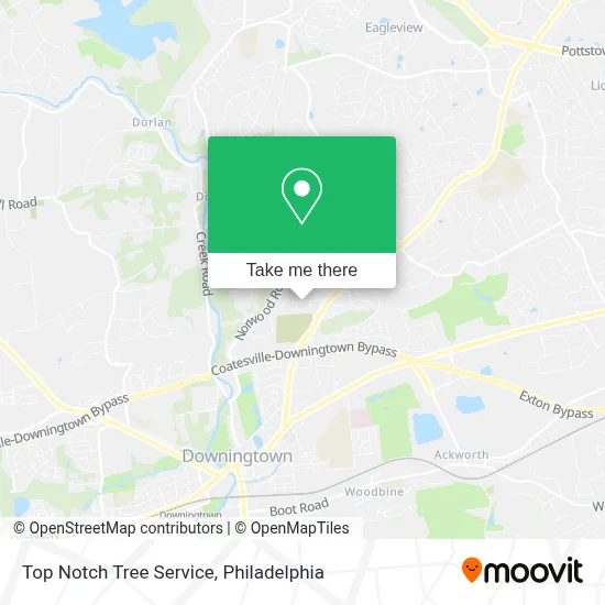 Top Notch Tree Service map