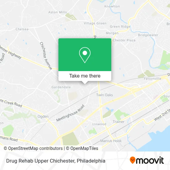 Drug Rehab Upper Chichester map