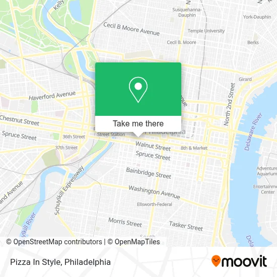 Pizza In Style map