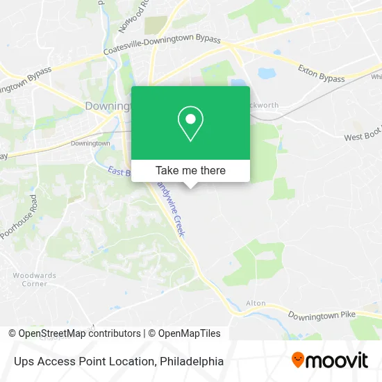 Ups Access Point Location map
