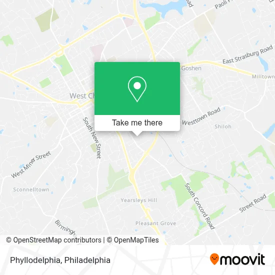 Phyllodelphia map