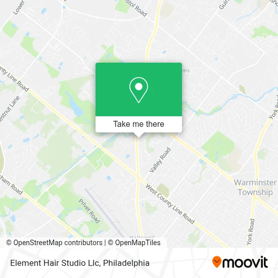 Element Hair Studio Llc map