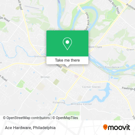 Ace Hardware map