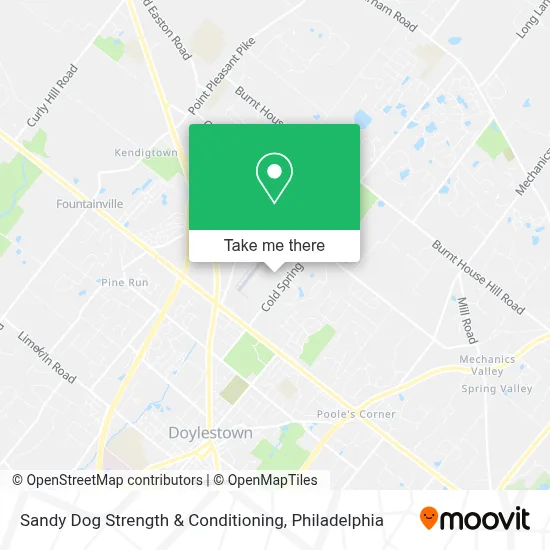 Sandy Dog Strength & Conditioning map