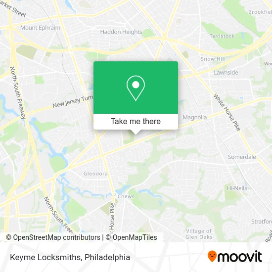 Keyme Locksmiths map