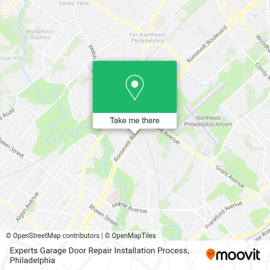 Experts Garage Door Repair Installation Process map