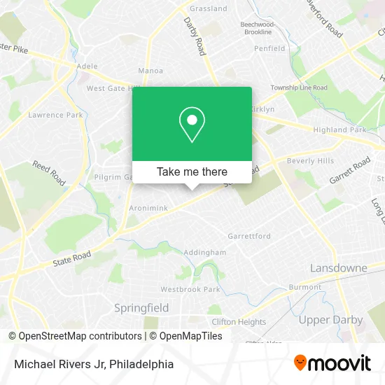 Michael Rivers Jr map