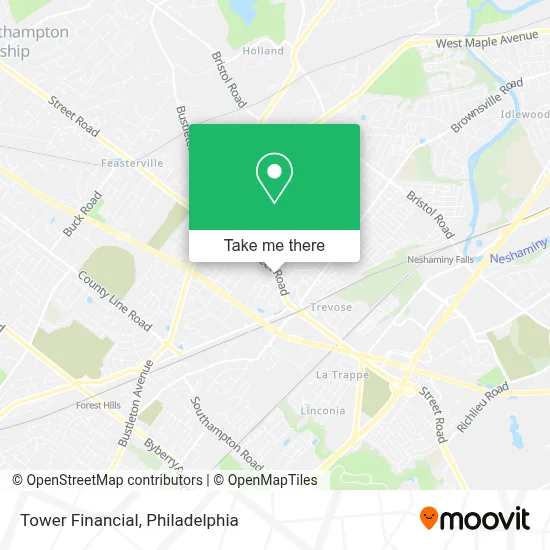 Tower Financial map
