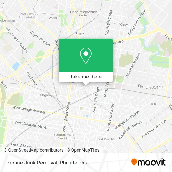 Proline Junk Removal map