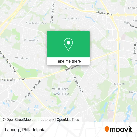 Labcorp map