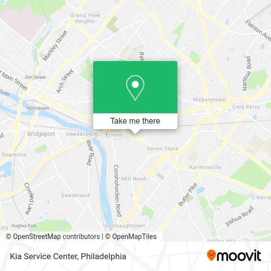 Kia Service Center map