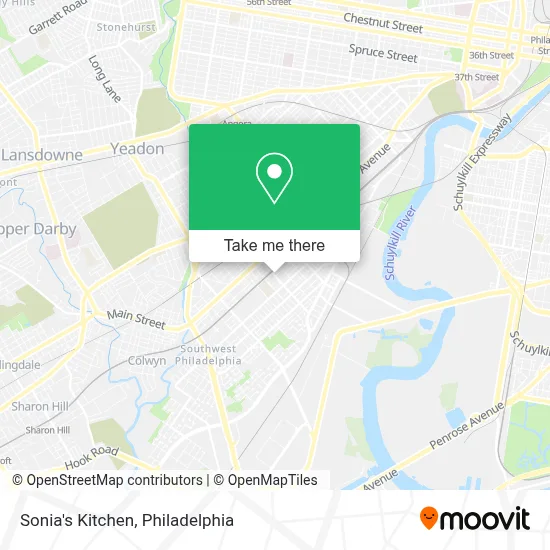 Sonia's Kitchen map