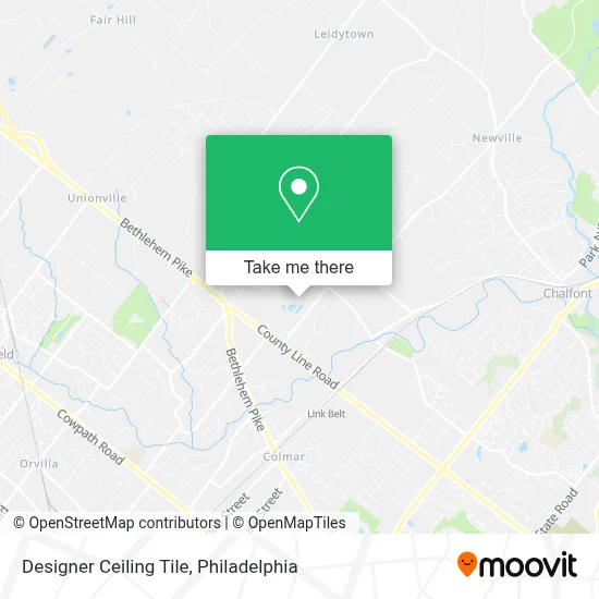 Designer Ceiling Tile map
