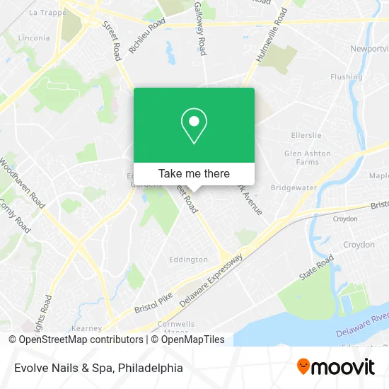 Evolve Nails & Spa map