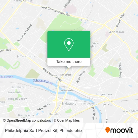 Philadelphia Soft Pretzel Kit map
