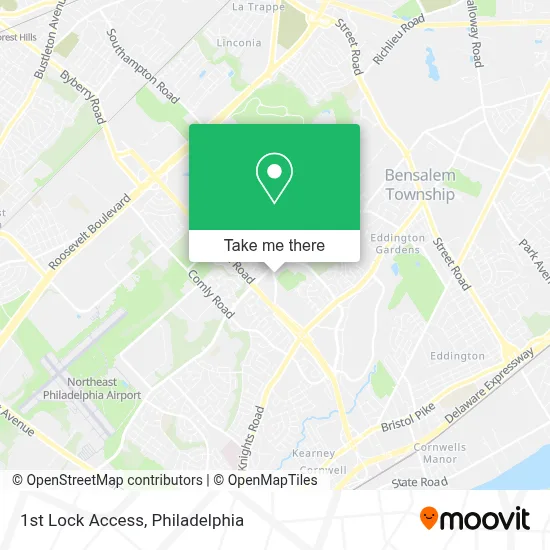 1st Lock Access map