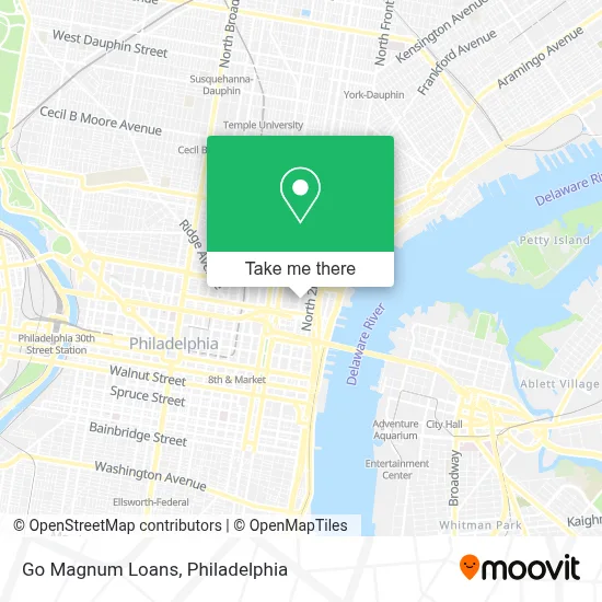 Go Magnum Loans map