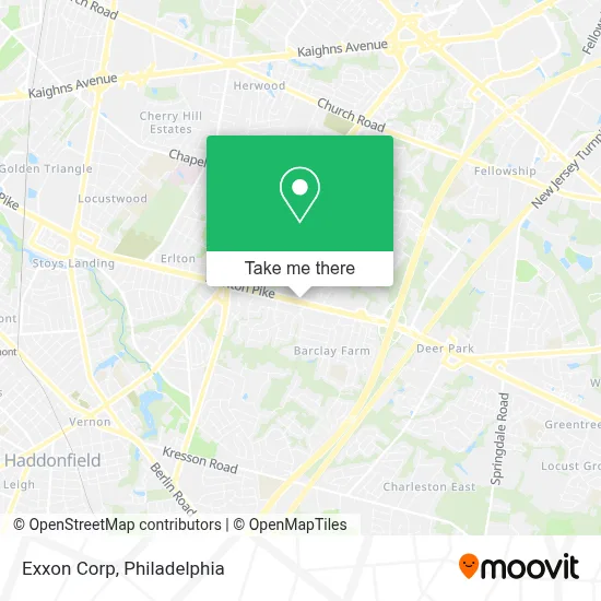 Exxon Corp map