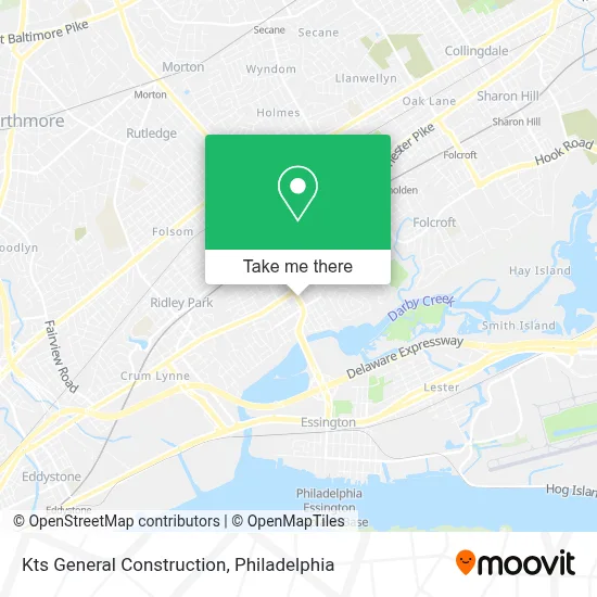 Kts General Construction map