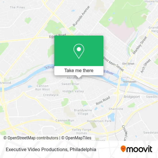 Executive Video Productions map