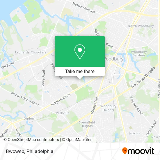 Bwcweb map