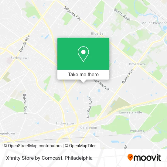 Xfinity Store by Comcast map