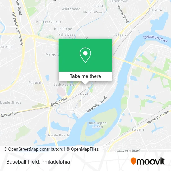 Baseball Field map