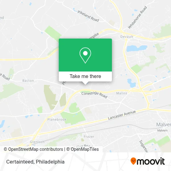 Certainteed map