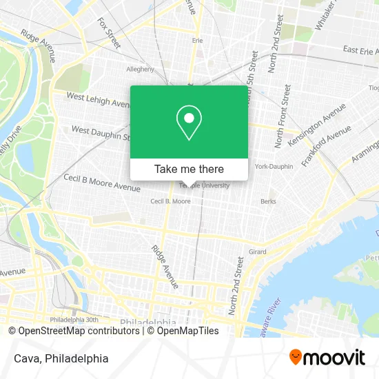 Cava map