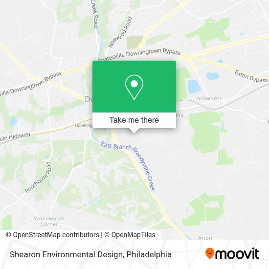 Shearon Environmental Design map