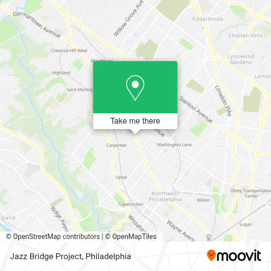 Jazz Bridge Project map