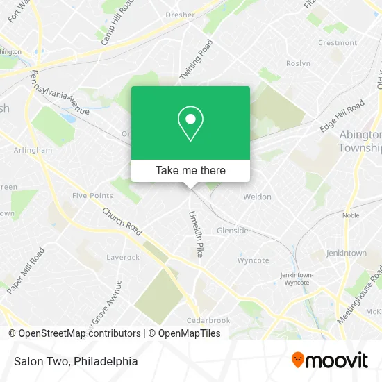 Salon Two map