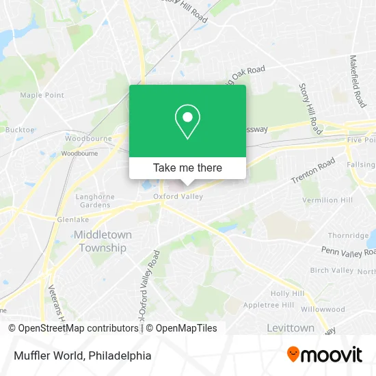 Muffler World map