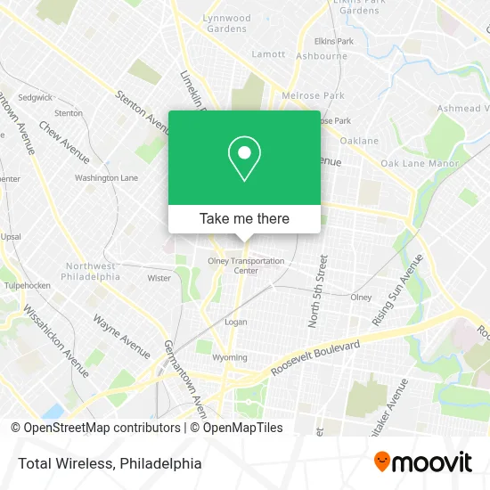 Total Wireless map