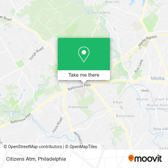 Citizens Atm map