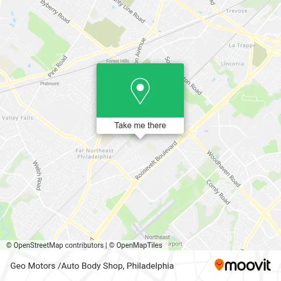 Geo Motors /Auto Body Shop map