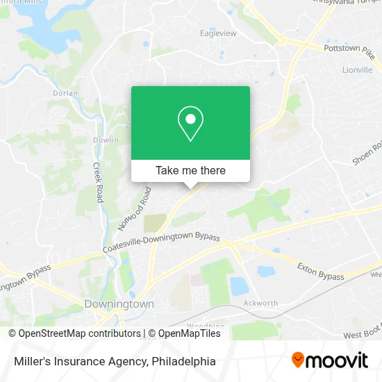 Miller's Insurance Agency map