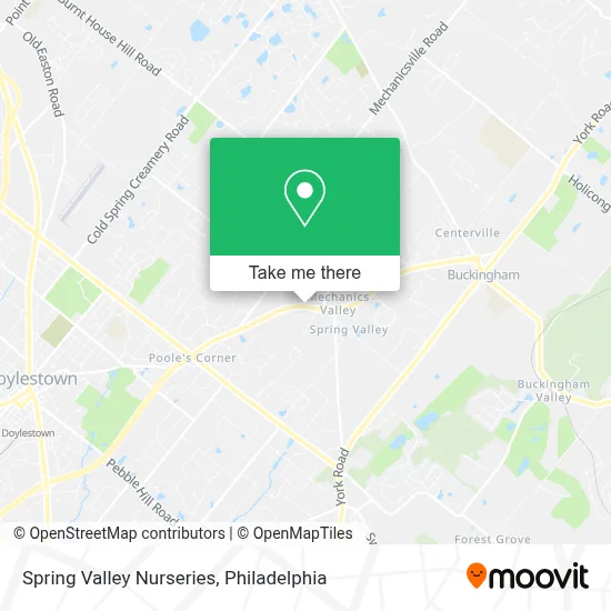 Spring Valley Nurseries map