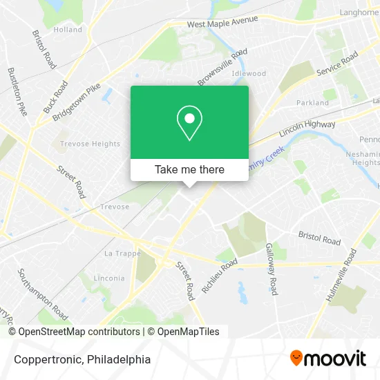 Coppertronic map