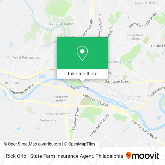 Rick Orio - State Farm Insurance Agent map