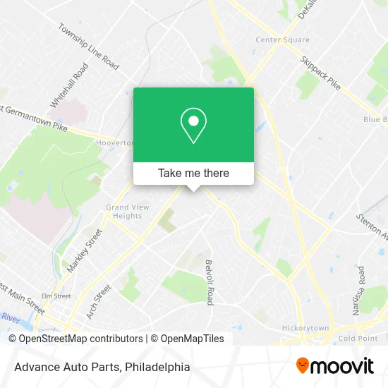 Advance Auto Parts map